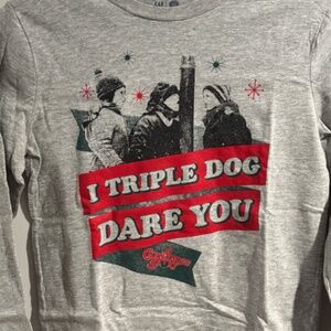 Gap Kids "A Christmas Story" LS T-shirt Size L